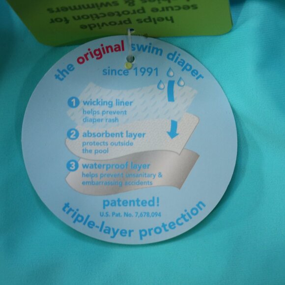 Green Sprouts Swimsuit with Built-In Swim Diaper Blue - Picture 8 of 12